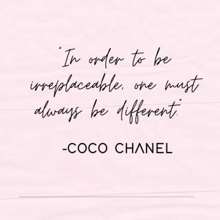 Coco Chanel quotes wallpaper