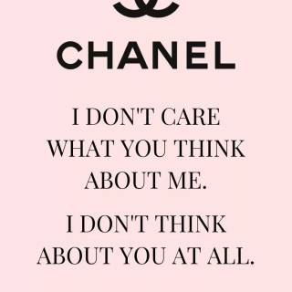 Coco Chanel quotes wallpaper