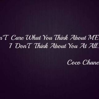 Coco Chanel quotes wallpaper