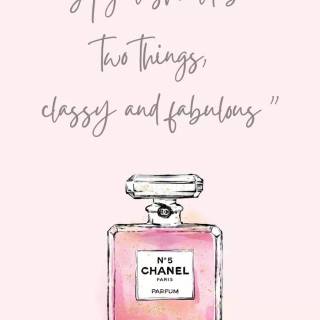 Coco Chanel quotes wallpaper