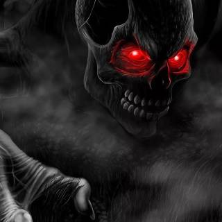 Mobile skeleton wallpaper
