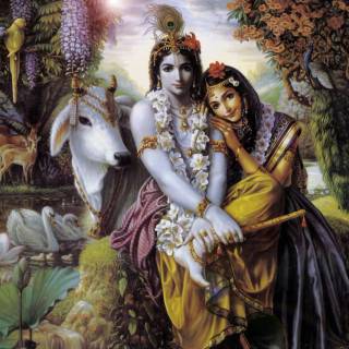 Radha Krishna laptop wallpaper