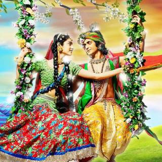 Radha Krishna laptop wallpaper