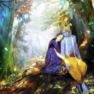 Radha Krishna laptop wallpaper