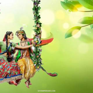 Radha Krishna laptop wallpaper
