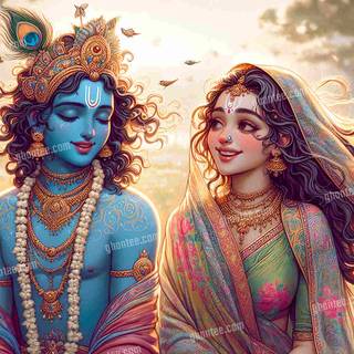 Radha Krishna laptop wallpaper