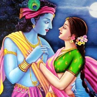 Radha Krishna laptop wallpaper