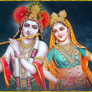 Radha Krishna laptop wallpaper