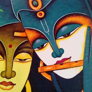 Radha Krishna laptop wallpaper