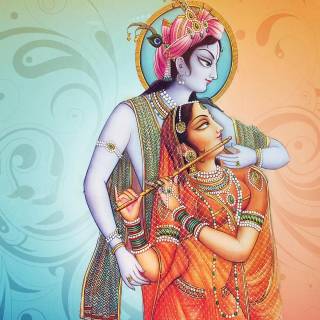 Radha Krishna laptop wallpaper