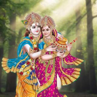 Radha Krishna laptop wallpaper