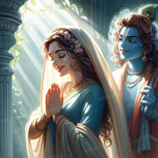 Radha Krishna laptop wallpaper