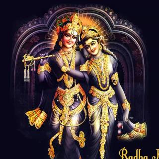 Radha Krishna laptop wallpaper