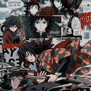 Demon Slayer comic wallpaper