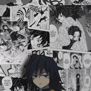 Demon Slayer comic wallpaper