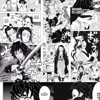 Demon Slayer comic wallpaper