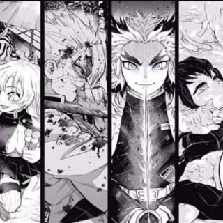 Demon Slayer comic wallpaper