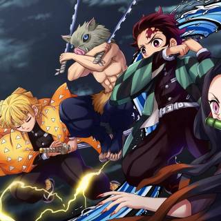 Demon Slayer comic wallpaper