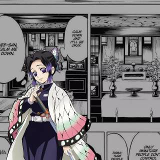 Demon Slayer comic wallpaper