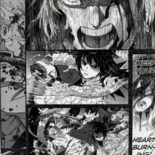 Demon Slayer comic wallpaper