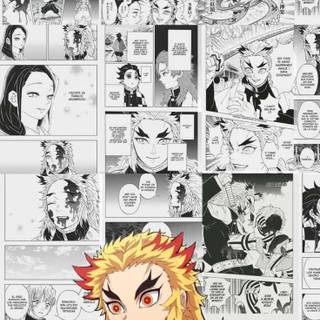 Demon Slayer comic wallpaper