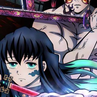 Demon Slayer comic wallpaper