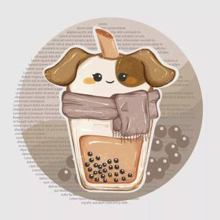 Boba puppy wallpaper