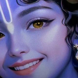 Krishna eyes wallpaper