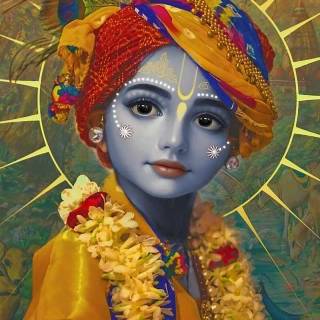 Krishna eyes wallpaper