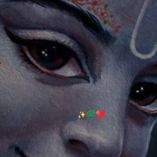 Krishna eyes wallpaper