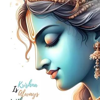 Krishna eyes wallpaper