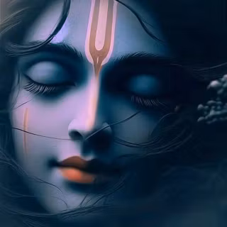 Krishna eyes wallpaper