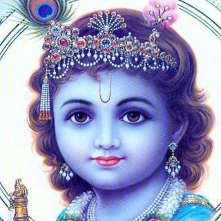 Krishna eyes wallpaper