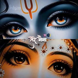Krishna eyes wallpaper