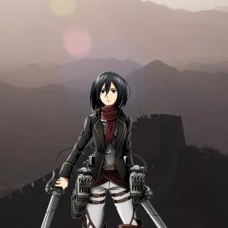 AoT Mikasa anime wallpaper