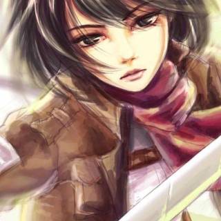 AoT Mikasa anime wallpaper