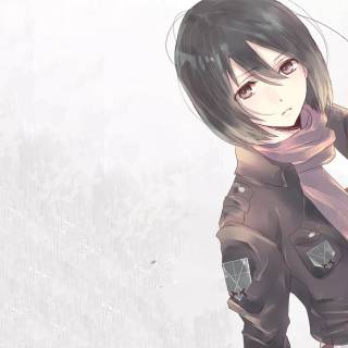 AoT Mikasa anime wallpaper