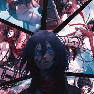 AoT Mikasa anime wallpaper