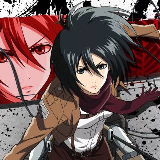 AoT Mikasa anime wallpaper
