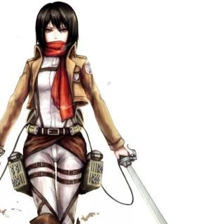 AoT Mikasa anime wallpaper