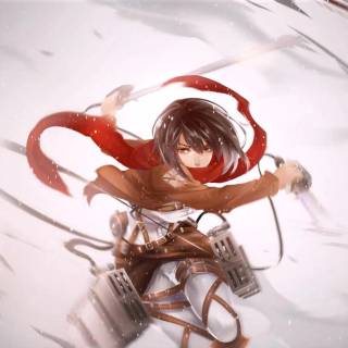 AoT Mikasa anime wallpaper