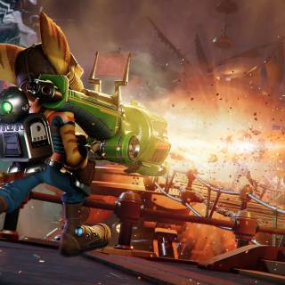 Ratchet and Clank HD PS5 wallpaper