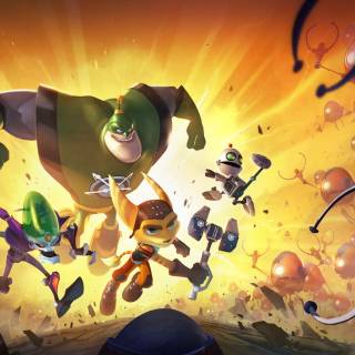 Ratchet and Clank HD PS5 wallpaper