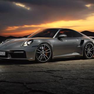 Porsche sunny day 4k wallpaper