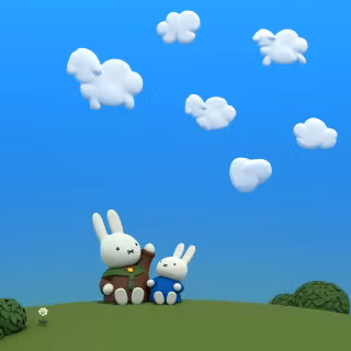 4k Miffy wallpaper