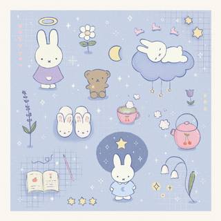 4k Miffy wallpaper
