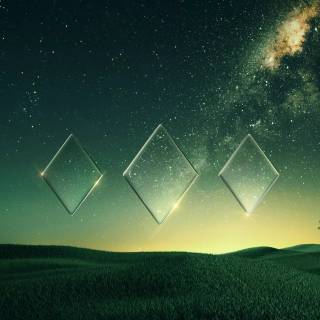 Green nebula 4k wallpaper