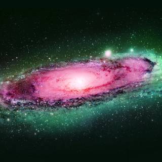 Green nebula 4k wallpaper