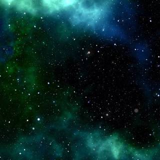 Green nebula 4k wallpaper