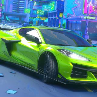 Corvette Z06 4k wallpaper